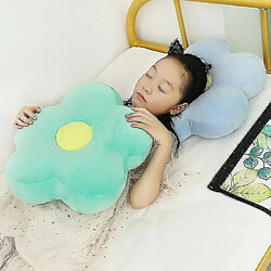 Avis Universal 40 * 8 cm frais fleurs colorées peluche coussin jouet doux dessin animé coussin de chaise (vert)