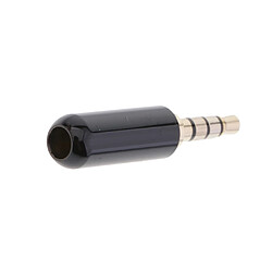 10x 4 Pôles 3,5 Mm 1/8 "mâle Prise Casque Audio Connecteurs Vidéo Noir