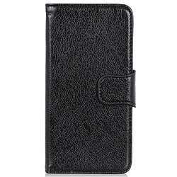 Etui en PU texture nappa, antichoc noir pour votre Honor 50