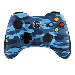 Winkoo.fr Manette PC PS3 sans Fil avec double vibration et turbo Android bleu