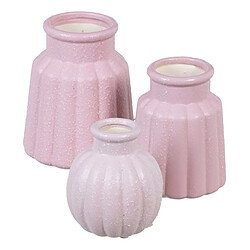 BigBuy Home Vase Mauve Céramique 11 x 11 x 12 cm