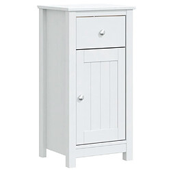 vidaXL Armoire de salle de bain BERG blanc 40x34x80 cm pin massif