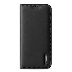 Etui en PU DUX DUCIS Fonction de blocage RFID noir pour votre Samsung Galaxy S22 Ultra