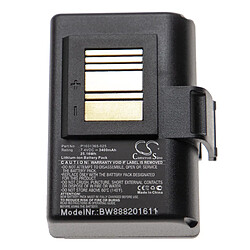 vhbw batterie compatible avec Zebra QLN220, QLn220HC, QLN320 imprimante photocopieur scanner imprimante à étiquette (3400mAh, 7,4V, Li-ion)