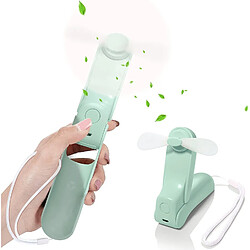 Avis Ventilateur Portable Pliable USB (Vert)