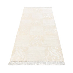 Avis Vidal Tapis de couloir en laine 203x84 beige Darya