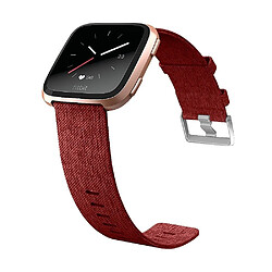 Bracelet en nylon Fermoir 22mm rouge pour votre Samsung Gear S3 Classic/Huawei Watch GT, etc.