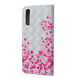 Avis Wewoo Housse Coque Etui à rabat horizontal Sakura Pattern 3D pour Galaxy A50avec porte-cartes et fentes cartescadre photo et porte-monnaie