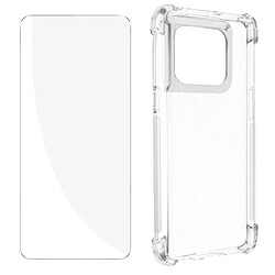 Avizar Pack Protection Oneplus 10T Coque Renforcée + Verre Trempé Transparent