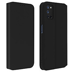 Avizar Housse Oppo A72 / A52 Clapet Porte-cartes Fonction Support Fin et Élégant Noir