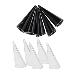 10pcs Présentoirs à Bagues Support de Bijoux en Plastique pour Exposer Bijoux