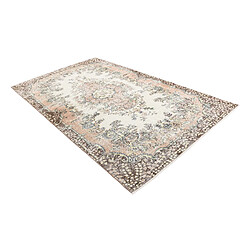 Avis Vidal Tapis de laine 257x152 beige Ultra Vintage