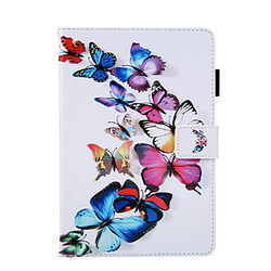 Etui en PU motif papillon coloré pour votre Apple iPad 9.7/Air 2/Air