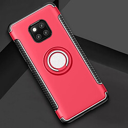 Wewoo Coque Etui de protection magnétique anneau rotation 360 degrés pour HuMate 20 Pro (Rouge)