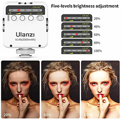 Ulanzi Webcam Lighting for Zoom Meetings pas cher