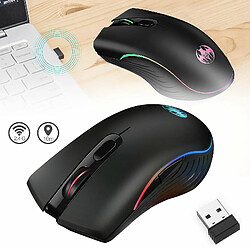 Universal 7 Color Respirating LED Backlit Wireless Mouse