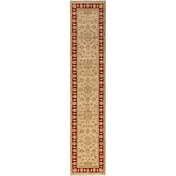 Vidal Tapis de couloir en laine 299x58 beige Ziegler