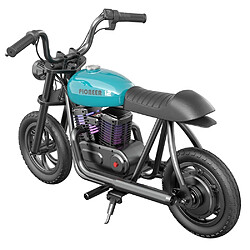 HYPER GOGO Pioneer 12 Plus Moto électrique Chopper 12'x3' Pneus pour enfants 24 V - Bleu