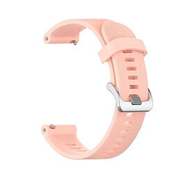 Bracelet de remplacement compatible pour Garmin Forerunner 245/245M Breathing Surface Rose claire