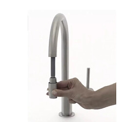 Avis Grohe - Mitigeur évier avec bec mousse acier SuperSteel Minta - 32918DC0