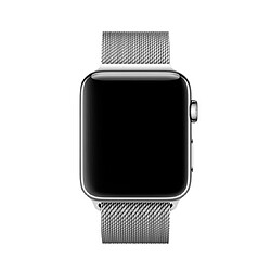 Decoded Bracelet Milanais Magnétique Traction pour Apple Watch 8 41mm Argent