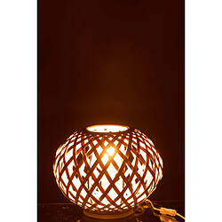 Avis Dansmamaison Lampe De Table Bambou Blanc