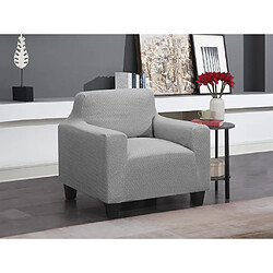 Vente-Unique Housse de fauteuil extensible 32-42 cm x 81-101 cm - Gris - NAPLES