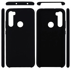 Coque en silicone liquide noir pour votre Xiaomi Redmi Note 8