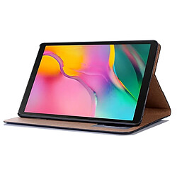 Wewoo Housse Coque Etui à rabat horizontal en cuir de style livre rétro pour Galaxy Tab A 10.1 2019 T510 / T515avec porte-cartes et noir pas cher