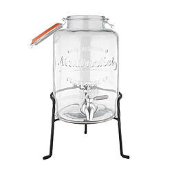 Distributeur d'Eau Rétro en Verre avec Socle 8,5 L - Olympia