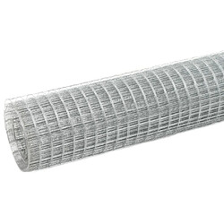 vidaXL Grillage pour volière acier galvanisé 10x1,5 m argenté