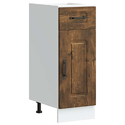 vidaXL Armoire de cuisine Kalmar chêne fumé bois d'ingénierie