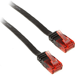 InLine 15m - Câble réseau U/UTP - 1000 Mbit - Cat.6 - RJ45 - noir (71615S)