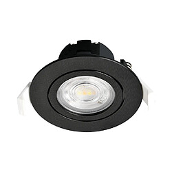 Acheter BRAYTRON Lot de 5 spots LED encastrables 3en1 rond noir 7W IP20