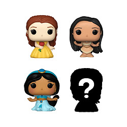 Funko Disney Princesses - Pack 4 figurines Bitty POP! Belle 2,5 cm