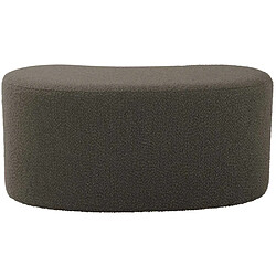 Acheter LEITMOTIV Pouf en tissu bouclette Ada Wave vert taupe.