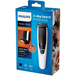 Cortabarbas Philips Beardtrimmer series 3000 BT3206/14/ con Batería/ 4 Accesorios pas cher