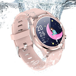 Universal Thermomètre Smartwatch Multi-cadran Imperméable Full Touch Smartwatch Bluetooth Sport Fitness Tracking IOS | Smartwatch (rose)