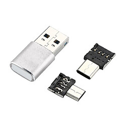 Universal 3 po en 1 Micro-C Micro USB OTG USB 3.0 TF Flash Memory Memory Card Reader For Xiaomi Phone Tablet PC