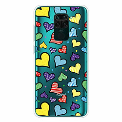 Coque en TPU impression de motifs cœur pour votre Xiaomi Redmi Note 9