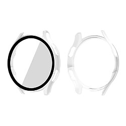 Enkay Coque en TPU 2-en-1 caoutchouté transparent pour votre Samsung Galaxy Watch4 44mm