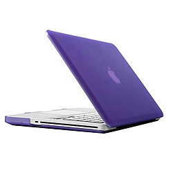 Wewoo Housse Étui Violet pour Macbook Pro 13,3 pouces Boîtier de protection en plastique dur givré