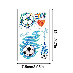 Avis Universal Tatouage d'autocollant de football 15 feuilles de football tatouage autocollant tatouage temporaire