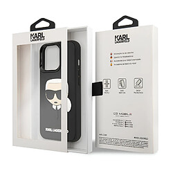 Karl Lagerfeld Coque pour iPhone 13 Pro Max Bi-matière Bords Rehaussés Noir pas cher