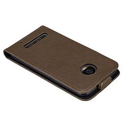 Cadorabo Coque Motorola MOTO Z2 PLAY / Z2 FORCE Etui en Marron pas cher