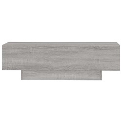 Acheter Maison Chic Tabls basse,Table Console pour salon sonoma gris 100x49,5x31 cm bois d'ingénierie -MN76950