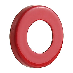 Wewoo Couvercle de bague de protection d'objectif d'appareil photo arrière avec broche d'éjection pour iPhone XR rouge