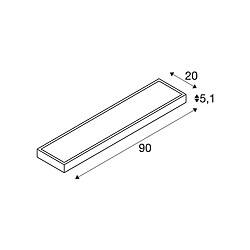 Acheter Applique intérieure blanche New Flat avec ampoule LED RGBW - SLV