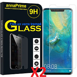 X2 Verre trempé Incurvé huawei Mate 20 Pro Couverture Complète Protection Ecran Protecteur d'écran Ultra Résistant X2 Little Boutik®