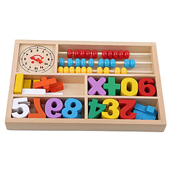 Universal Jouets de démarrage pour l'enseignement des mathématiques en bois pour les enfants Jouets numériques pour les enfants Jouets éducatifs d'apprentissage | Bloc